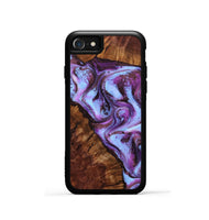 iPhone SE Wood Phone Case - Aryana (Purple, 801894)
