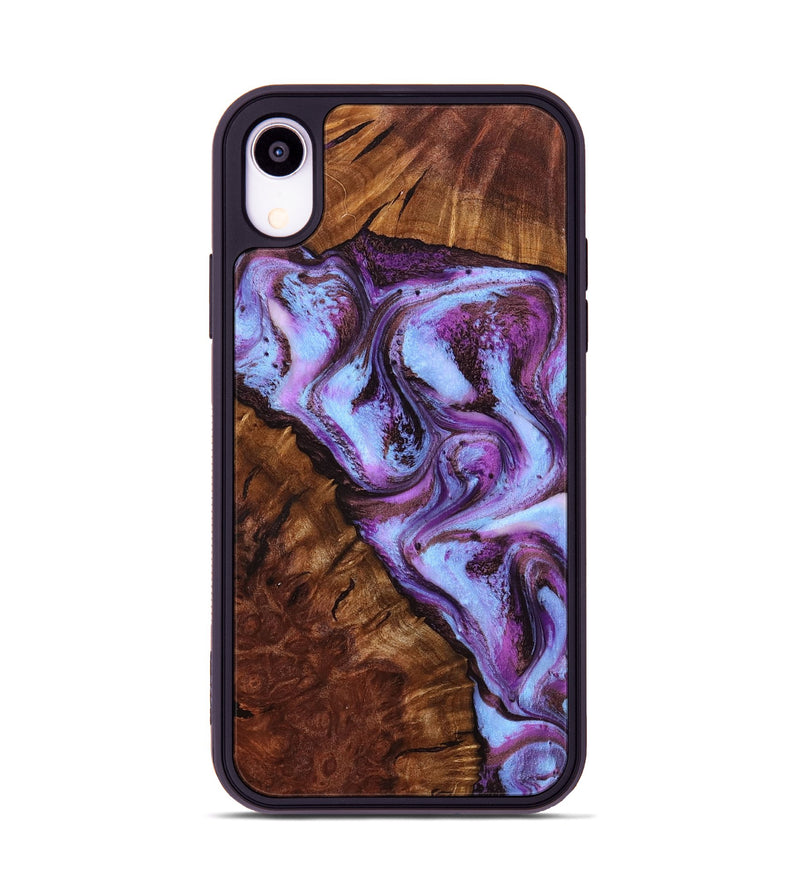 iPhone Xr Wood Phone Case - Aryana (Purple, 801894)