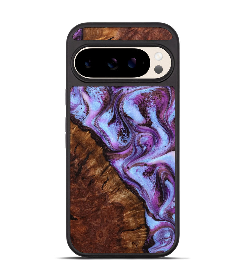 Pixel 10 Wood Phone Case - Aryana (Purple, 801894)