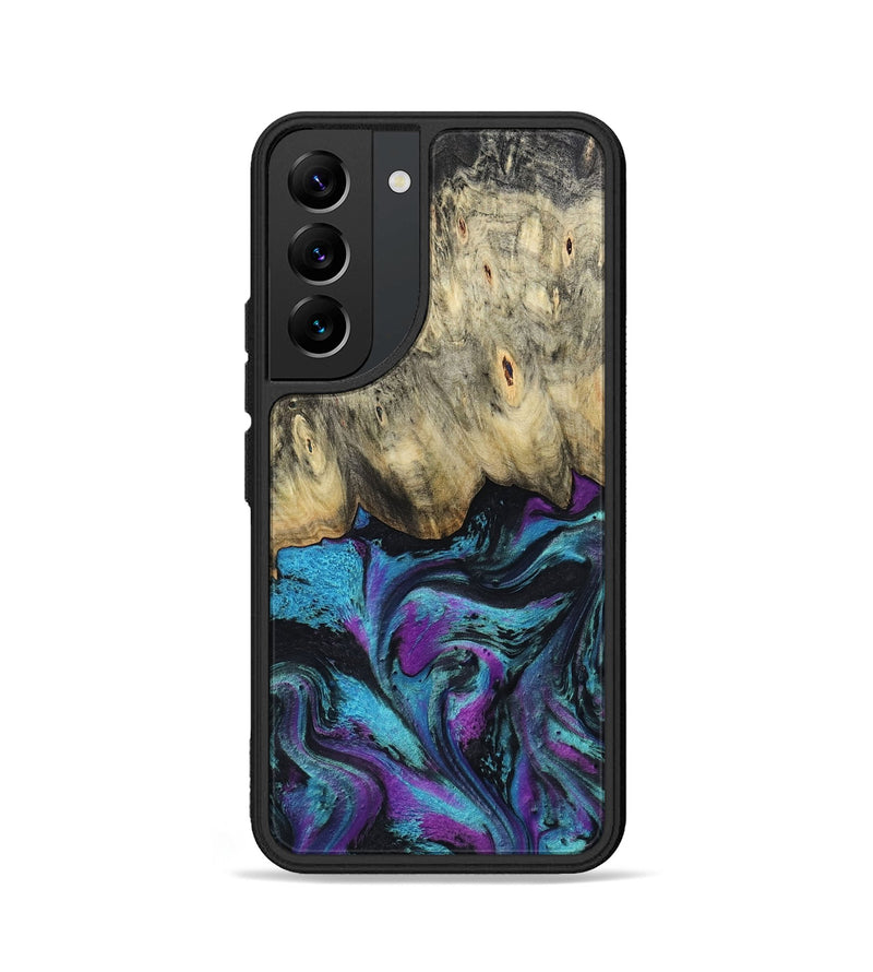 Galaxy S22 Wood Phone Case - Mylee (Purple, 801895)