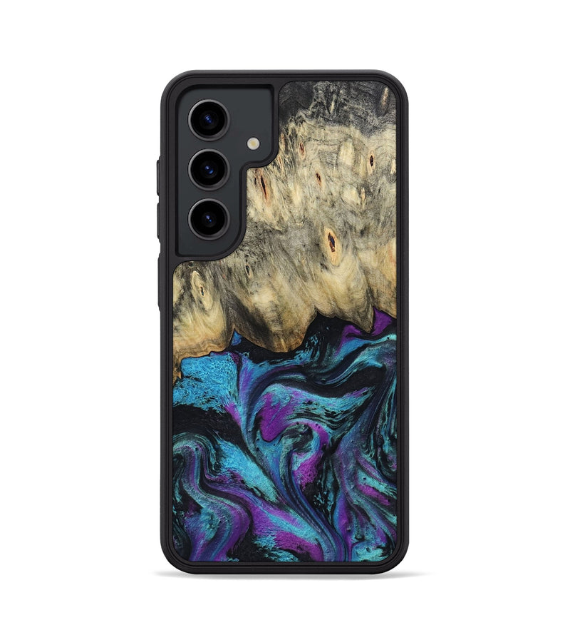 Galaxy S24 Wood Phone Case - Mylee (Purple, 801895)