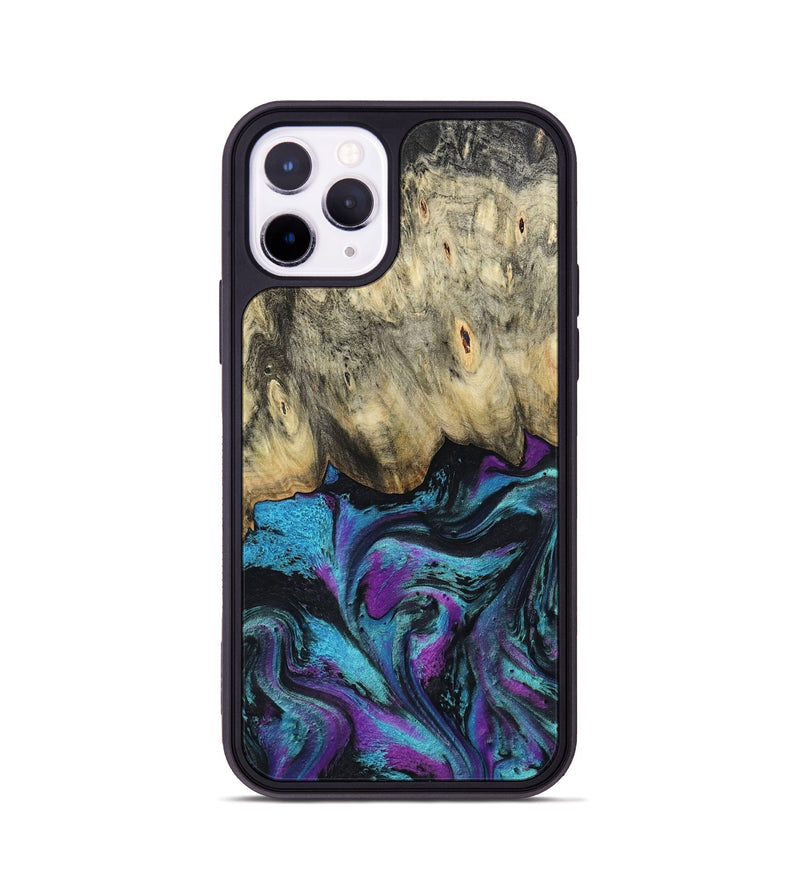 iPhone 11 Pro Wood Phone Case - Mylee (Purple, 801895)