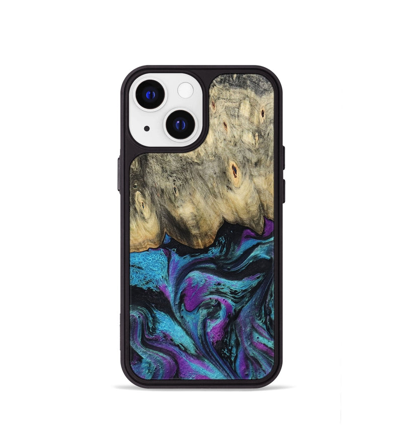 iPhone 13 mini Wood Phone Case - Mylee (Purple, 801895)