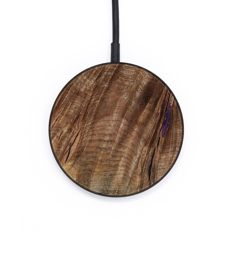 Circle Wood Wireless Charger - Sam (Purple, 801897)