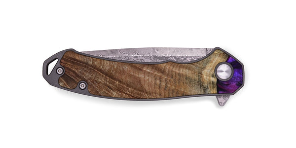 EDC Wood Pocket Knife - Sam (Purple, 801897)