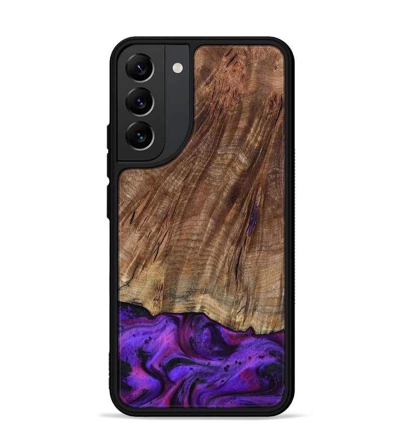Galaxy S22 Plus Wood Phone Case - Sam (Purple, 801897)
