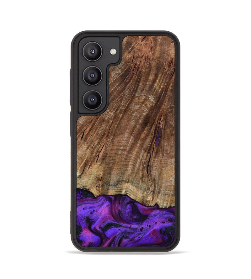 Galaxy S23 Wood Phone Case - Sam (Purple, 801897)