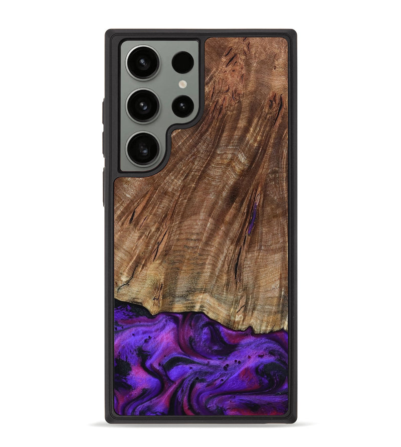 Galaxy S23 Ultra Wood Phone Case - Sam (Purple, 801897)