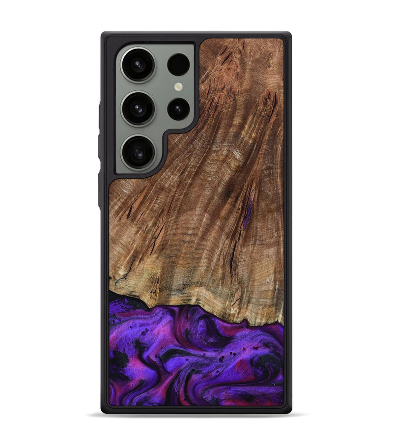 Galaxy S24 Ultra Wood Phone Case - Sam (Purple, 801897)
