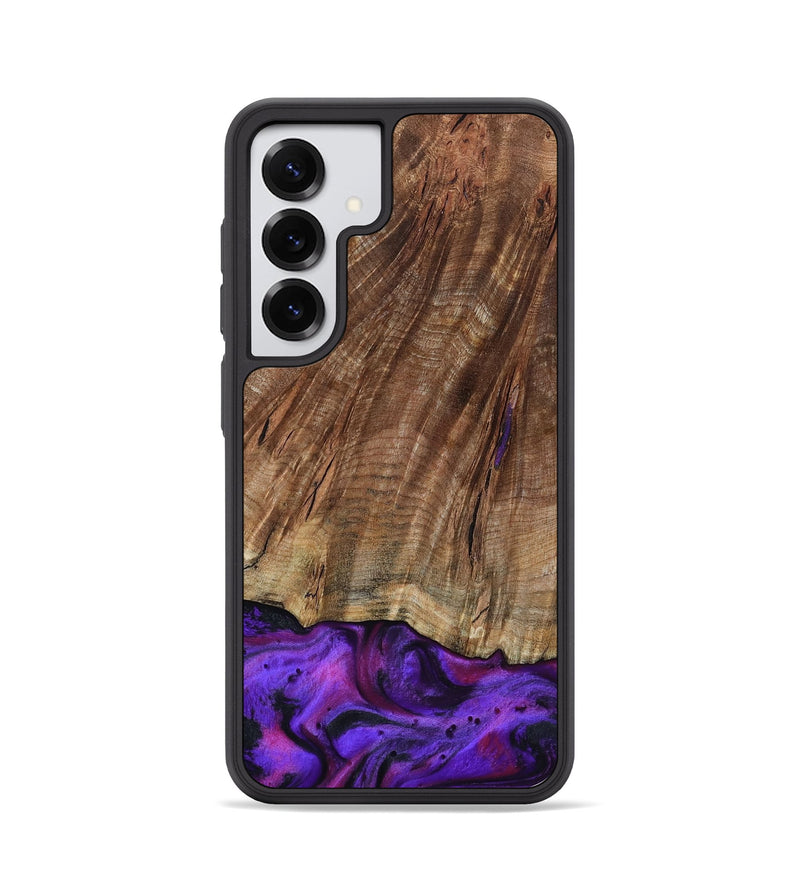 Galaxy S25 Wood Phone Case - Sam (Purple, 801897)
