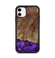 iPhone 11 Wood Phone Case - Sam (Purple, 801897)