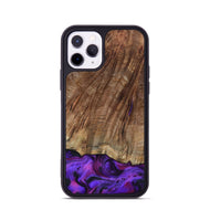 iPhone 11 Pro Wood Phone Case - Sam (Purple, 801897)