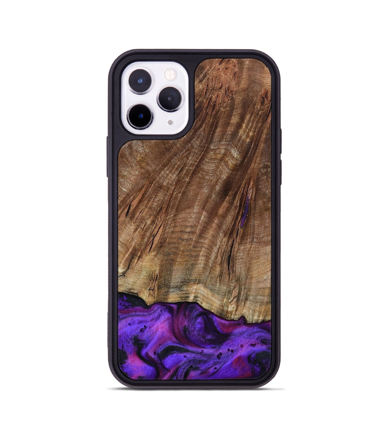 iPhone 11 Pro Wood Phone Case - Sam (Purple, 801897)