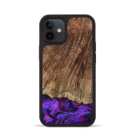 iPhone 12 Wood Phone Case - Sam (Purple, 801897)
