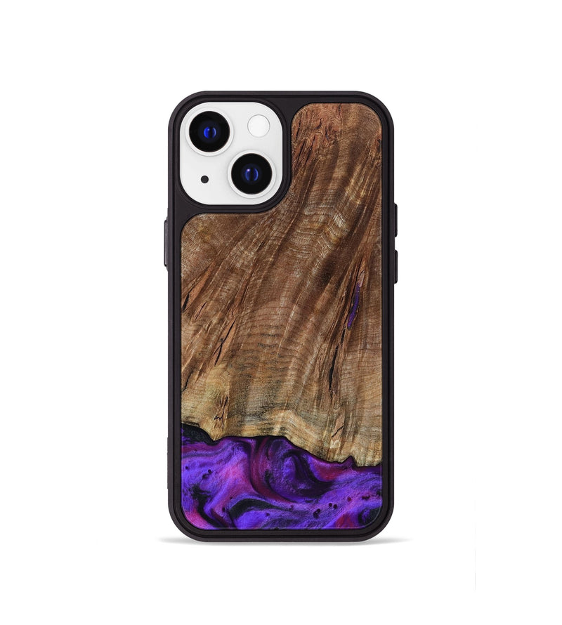 iPhone 13 mini Wood Phone Case - Sam (Purple, 801897)