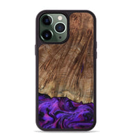 iPhone 13 Pro Max Wood Phone Case - Sam (Purple, 801897)
