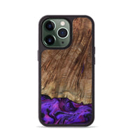 iPhone 13 Pro Wood Phone Case - Sam (Purple, 801897)