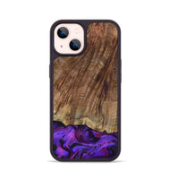iPhone 14 Wood Phone Case - Sam (Purple, 801897)