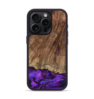 iPhone 15 Pro Wood Phone Case - Sam (Purple, 801897)