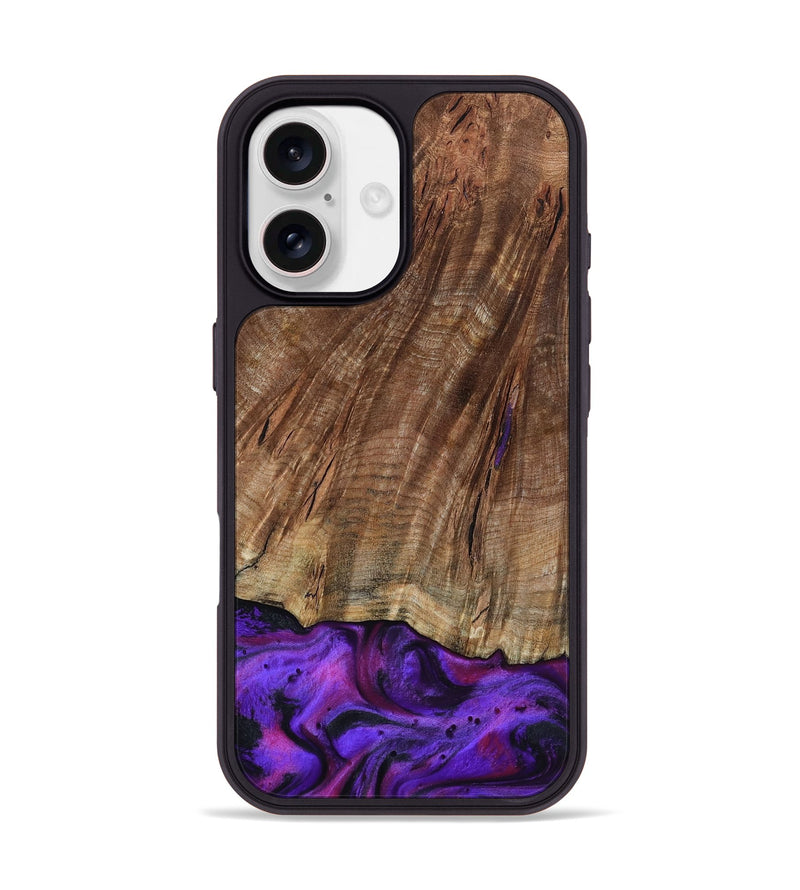 iPhone 17 Wood Phone Case - Sam (Purple, 801897)
