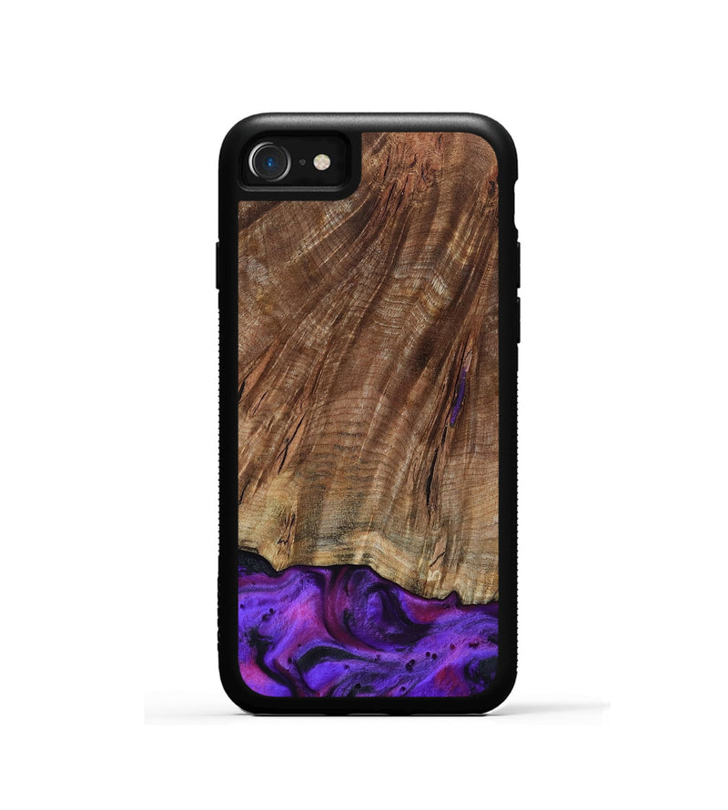 iPhone SE Wood Phone Case - Sam (Purple, 801897)