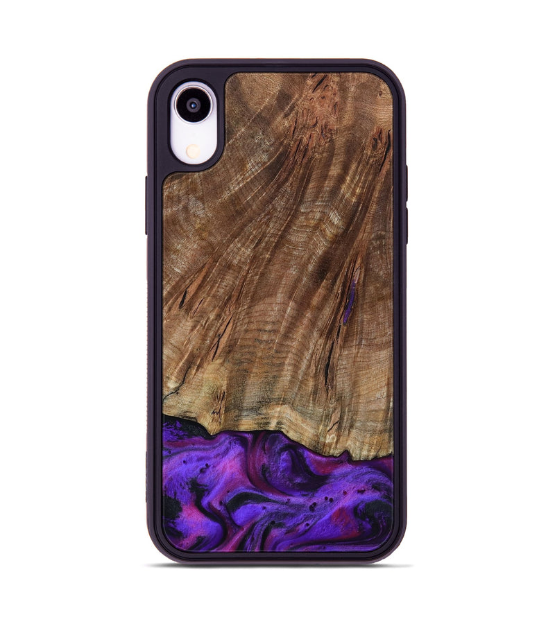iPhone Xr Wood Phone Case - Sam (Purple, 801897)