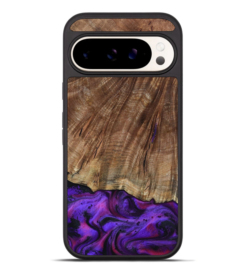 Pixel 10 Pro XL Wood Phone Case - Sam (Purple, 801897)