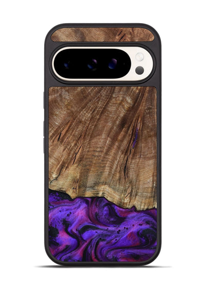 Pixel 9 Pro Wood Phone Case - Sam (Purple, 801897)
