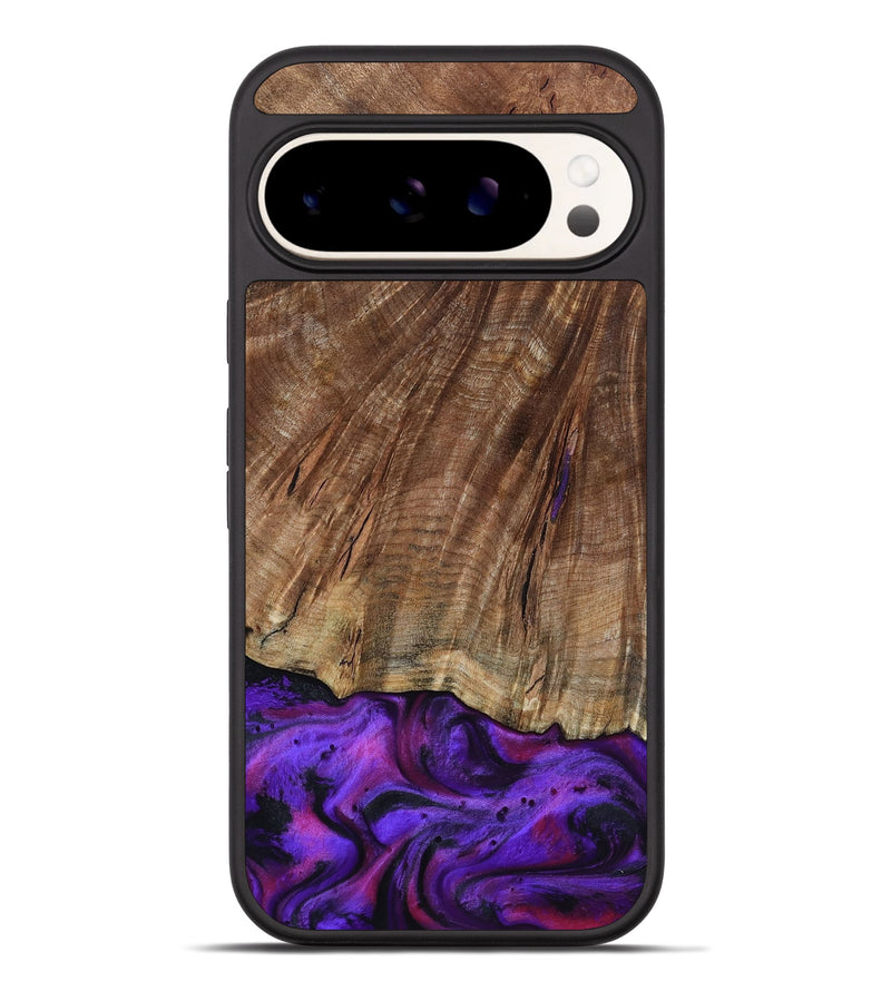 Pixel 9 Pro XL Wood Phone Case - Sam (Purple, 801897)