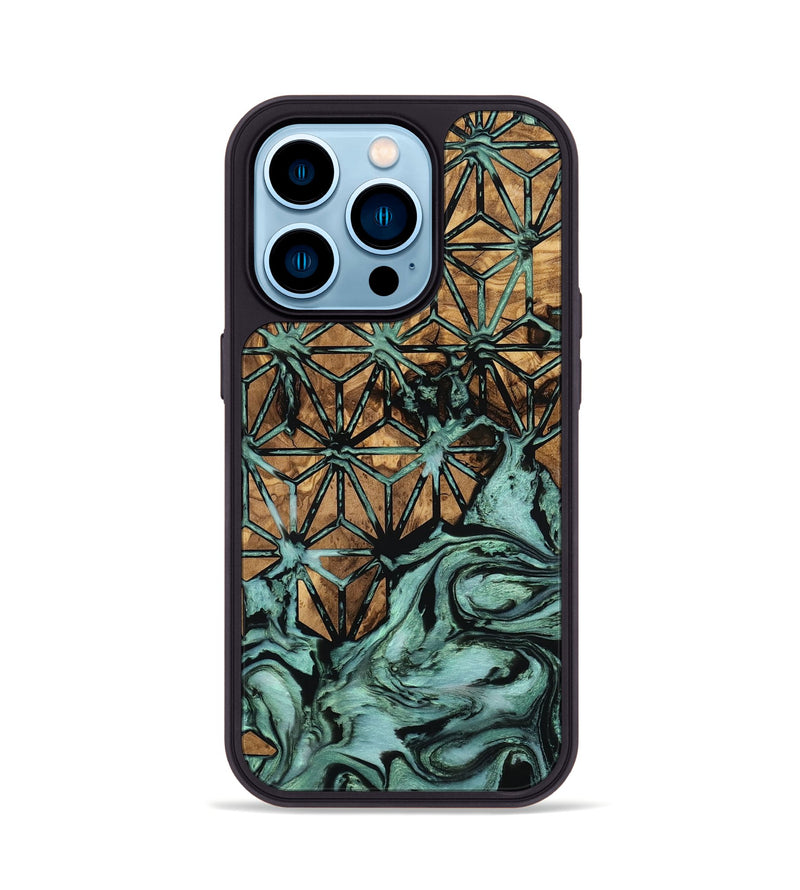 iPhone 14 Pro Wood Phone Case - Ronan (Pattern, 801898)