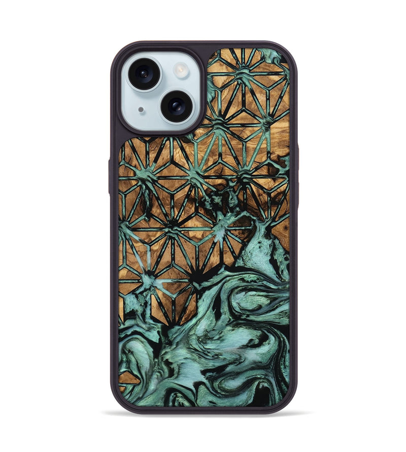 iPhone 15 Wood Phone Case - Ronan (Pattern, 801898)
