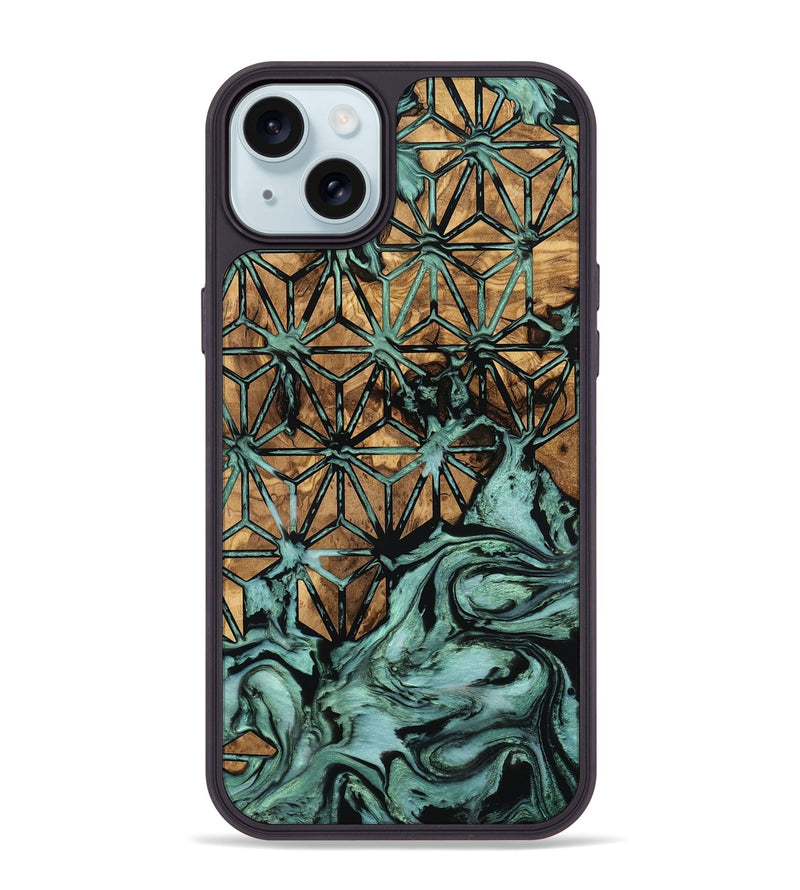iPhone 15 Plus Wood Phone Case - Ronan (Pattern, 801898)