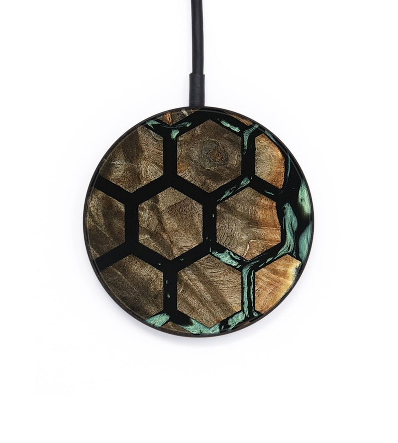 Circle Wood Wireless Charger - Leah (Pattern, 801899)