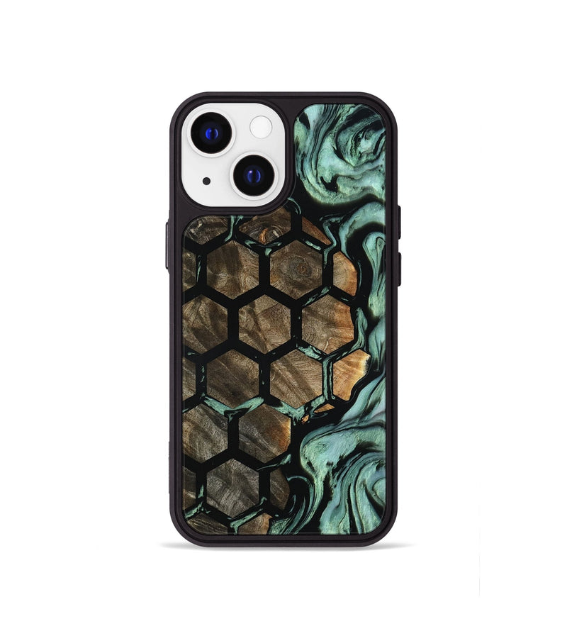 iPhone 13 mini Wood Phone Case - Leah (Pattern, 801899)