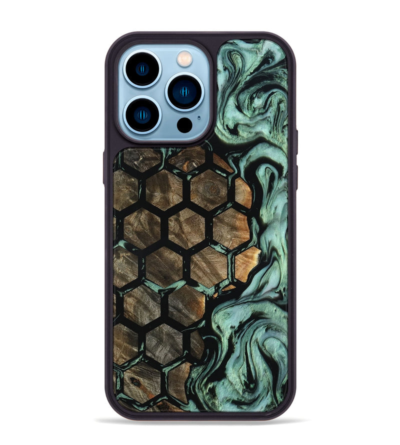 iPhone 14 Pro Max Wood Phone Case - Leah (Pattern, 801899)