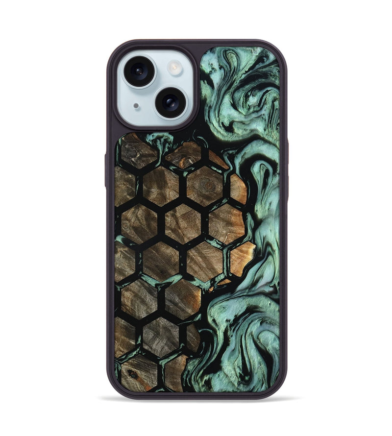 iPhone 15 Wood Phone Case - Leah (Pattern, 801899)