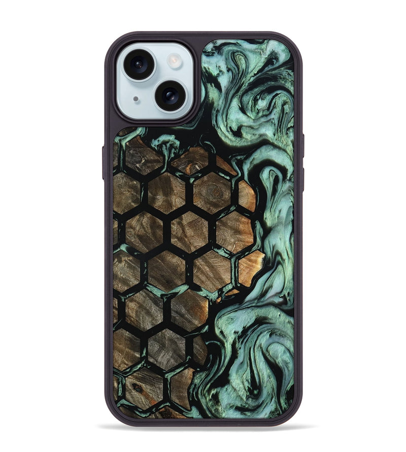 iPhone 15 Plus Wood Phone Case - Leah (Pattern, 801899)