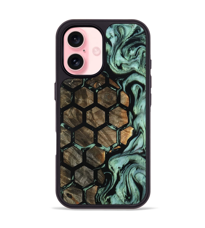 iPhone 16 Wood Phone Case - Leah (Pattern, 801899)