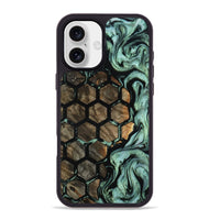 iPhone 16 Plus Wood Phone Case - Leah (Pattern, 801899)