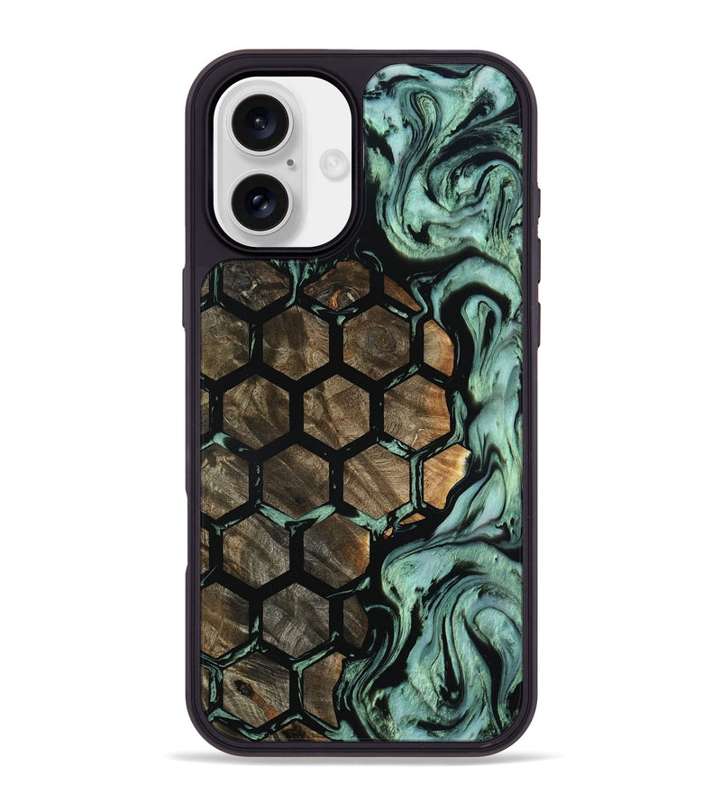 iPhone 16 Plus Wood Phone Case - Leah (Pattern, 801899)