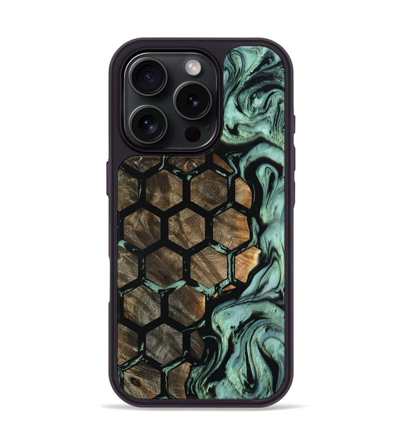 iPhone 16 Pro Wood Phone Case - Leah (Pattern, 801899)
