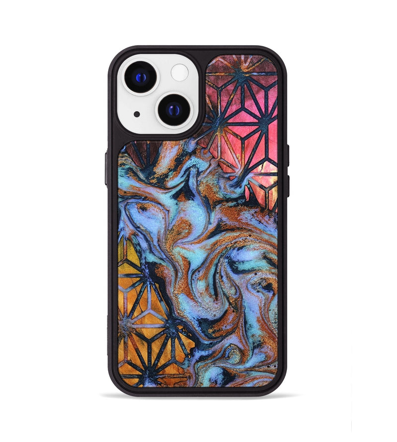 iPhone 13 Wood Phone Case - Kelly (Pattern, 801901)