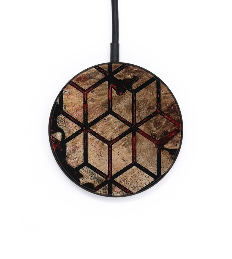 Circle Wood Wireless Charger - Starla (Pattern, 801902)