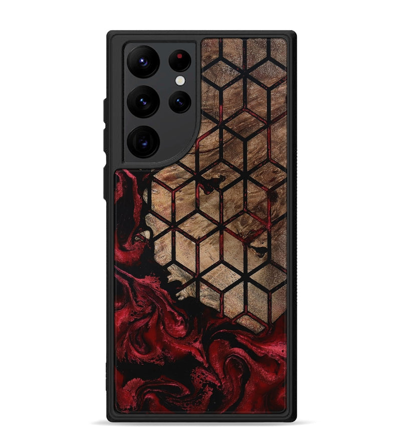 Galaxy S22 Ultra Wood Phone Case - Starla (Pattern, 801902)