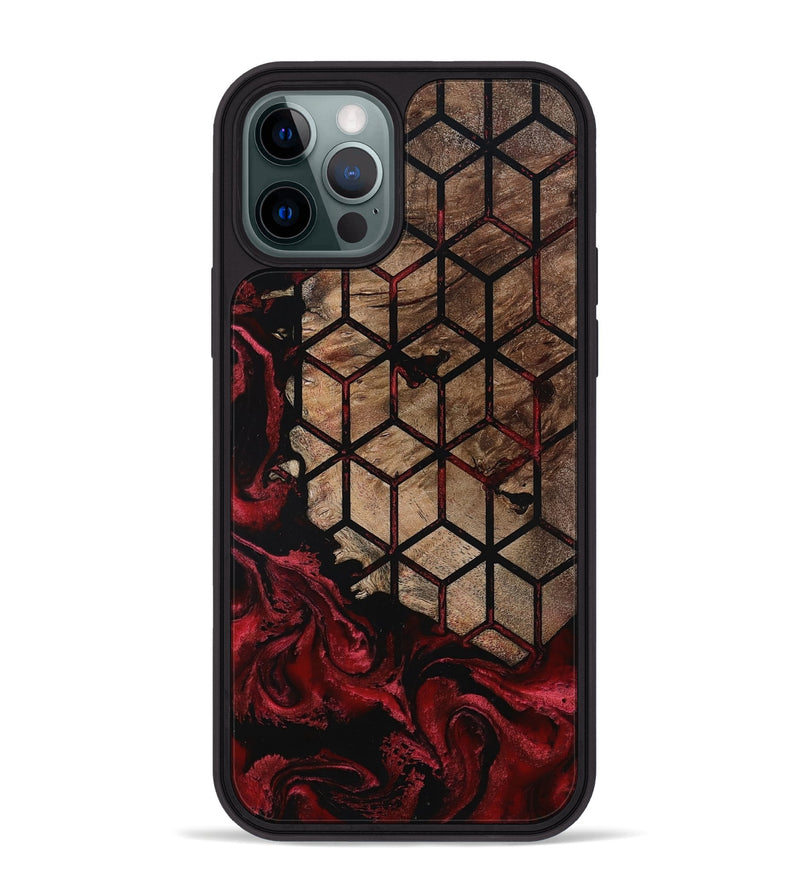 iPhone 12 Pro Max Wood Phone Case - Starla (Pattern, 801902)