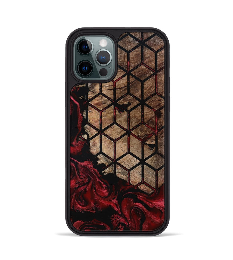 iPhone 12 Pro Wood Phone Case - Starla (Pattern, 801902)