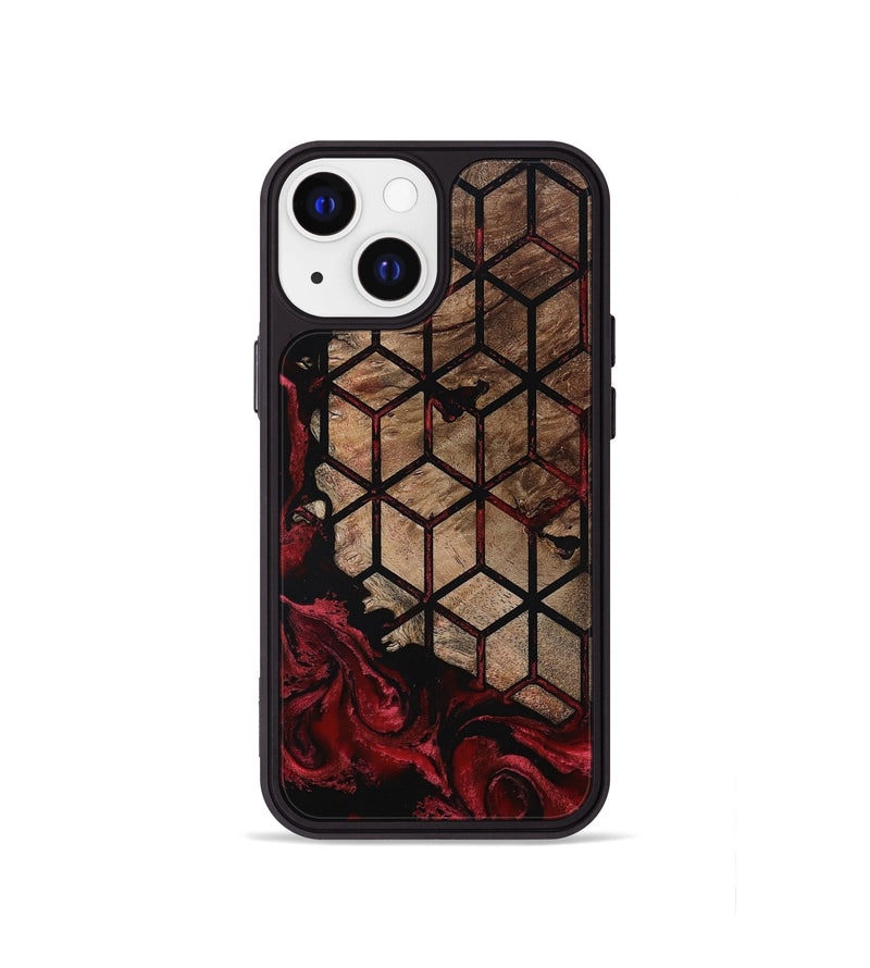 iPhone 13 mini Wood Phone Case - Starla (Pattern, 801902)