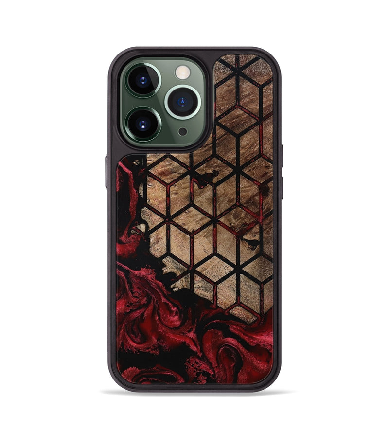 iPhone 13 Pro Wood Phone Case - Starla (Pattern, 801902)