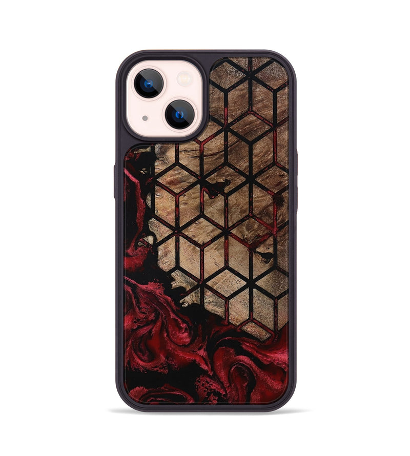 iPhone 14 Wood Phone Case - Starla (Pattern, 801902)