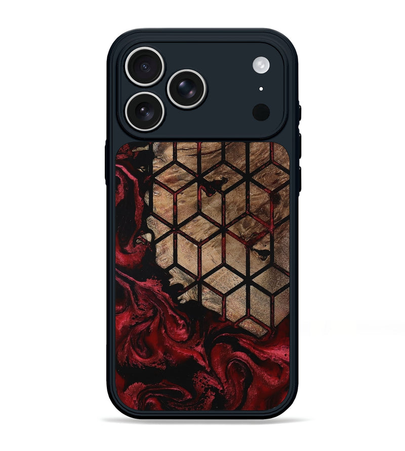 iPhone 17 Pro Max Wood Phone Case - Starla (Pattern, 801902)